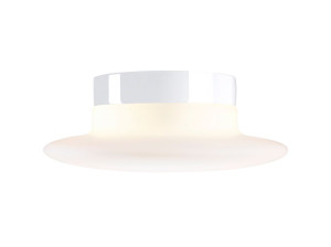 Настенный светильник / потолочный светильник из опалового стекла и фарфора