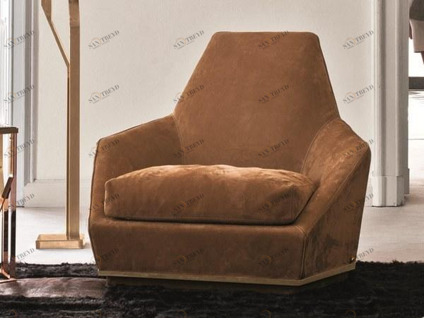 Longhi Кожаное кресло с подлокотниками Loveluxe X 655