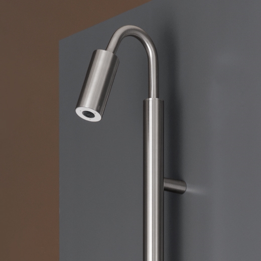 Свободно стоящий прогрессивный набор смеситель с коническим дождь струйного H. 2210 мм </span>, настенный кронштейн и цилиндрическая ручной душ диаметр 18 мм  GRA26 CEADESIGN  - Вид №2