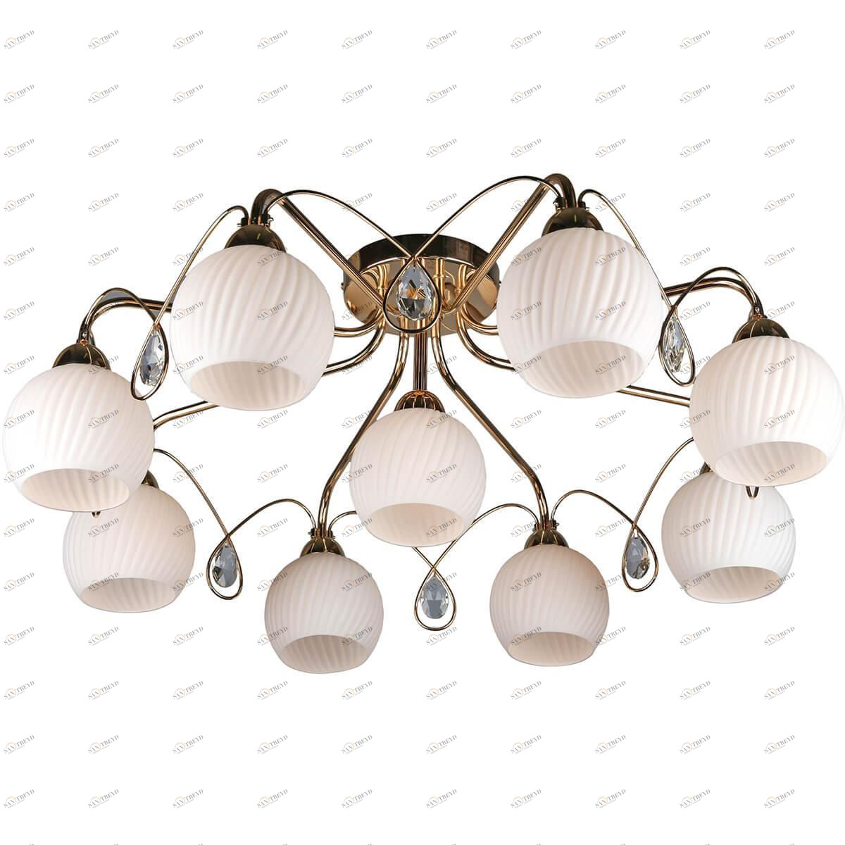 Потолочная люстра Omnilux OML-31907-09 OMNILUX ДИЗАЙНЕРСКИЕ 182856 Белый 