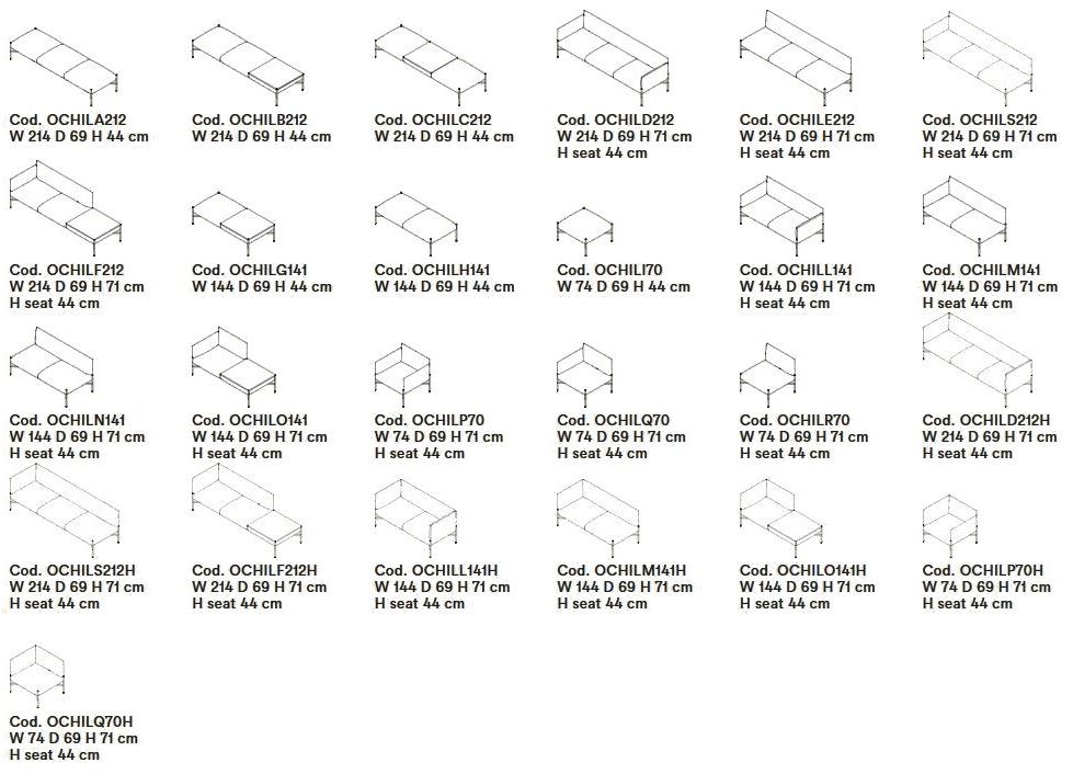Tacchini Модульный тканевый диван Chill-out sun-id-1361856 - Вид №7