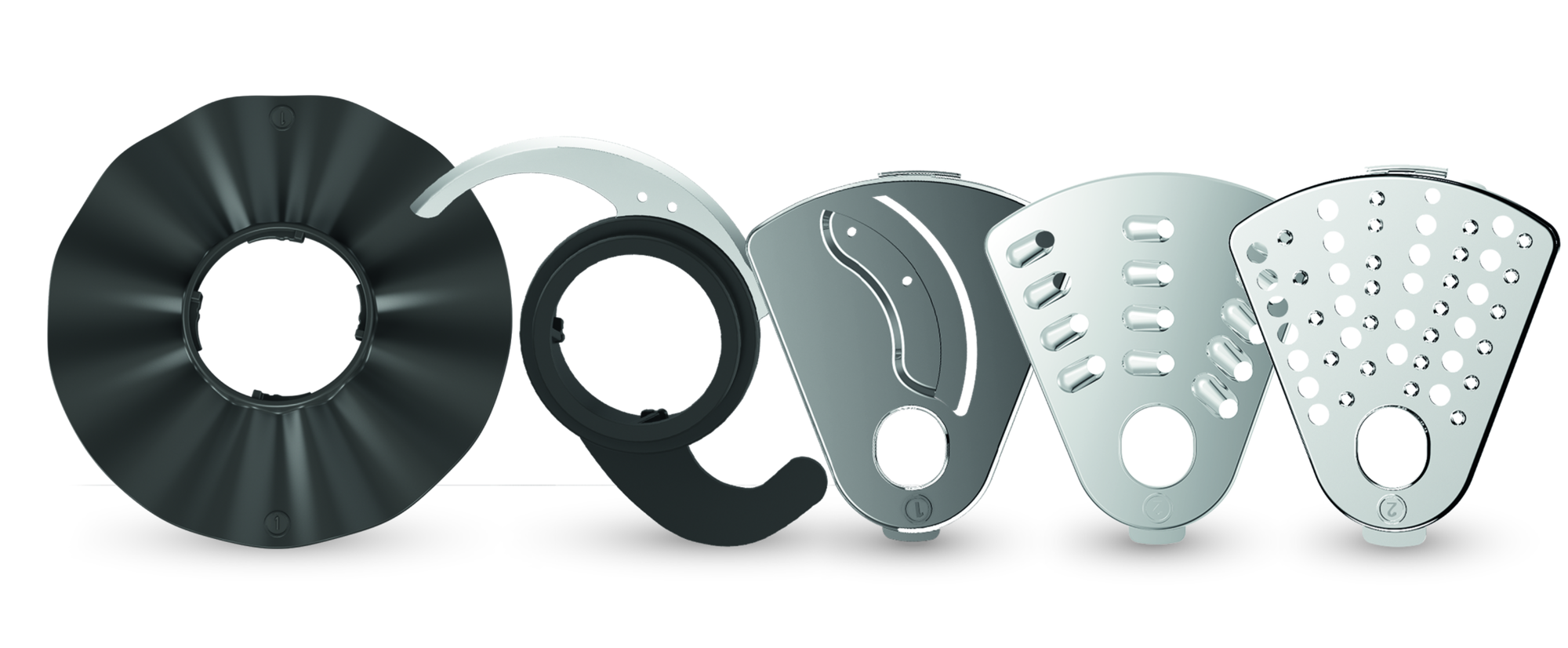 5499628 Кухонный комбайн Moulinex Masterchef Easy Force FP245810 черный STDN-0118252 - Вид №3