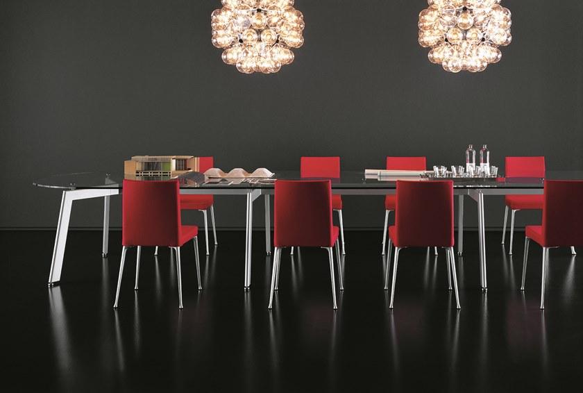 Desalto Овальный стол из стали и стекла sun-id-1491294 - Вид №1