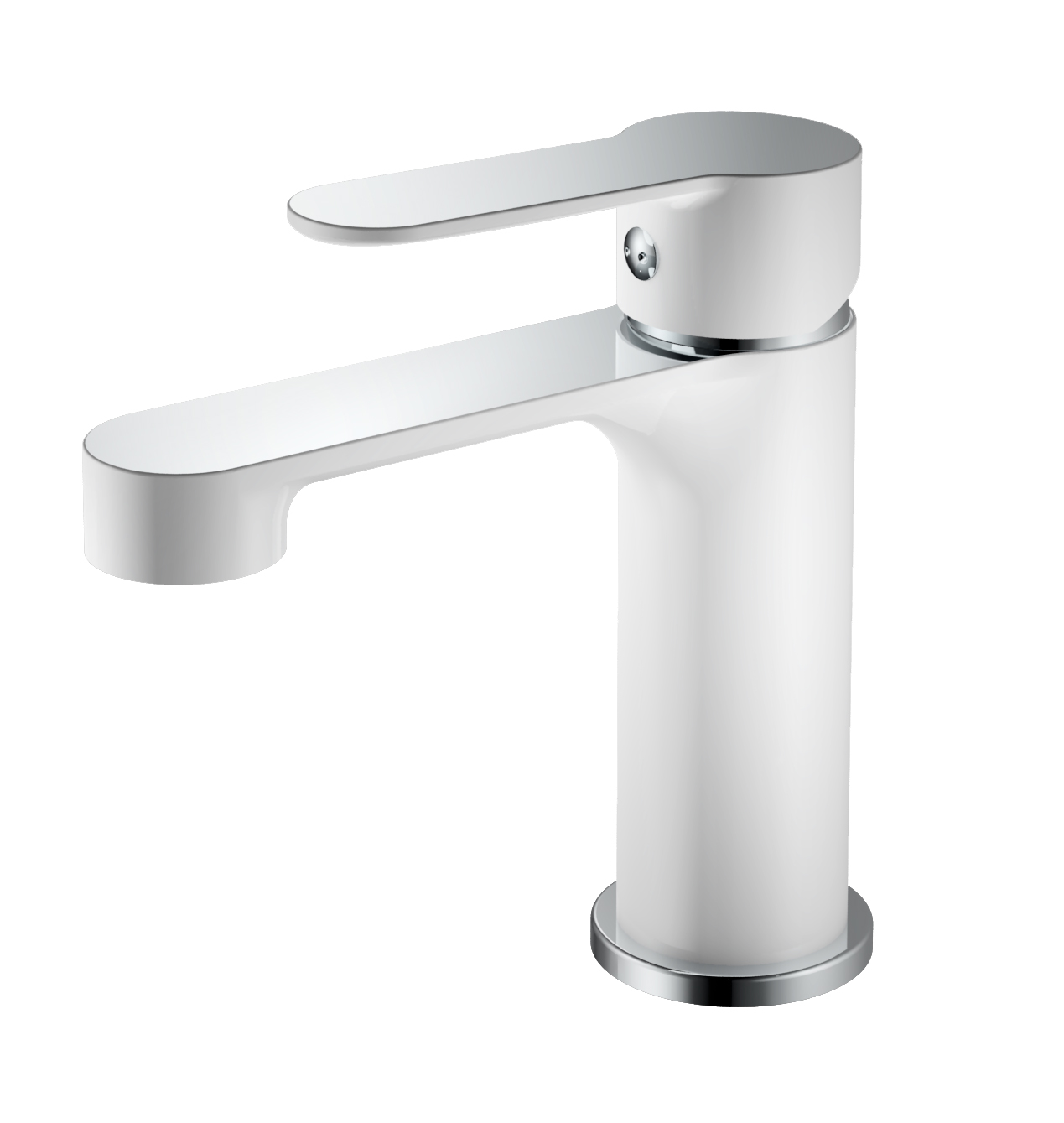 HB10557-8 Смеситель для раковины , белый Haiba  - Вид №1