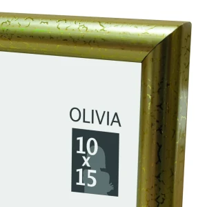 Рамка Olivia 10x15 см пластик цвет золото 86109558 STLM-2146328