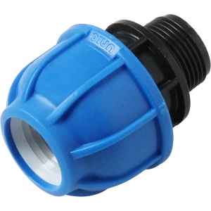 Муфта переходная ПНД Unio ø1 1/4"х40 мм наружная резьба