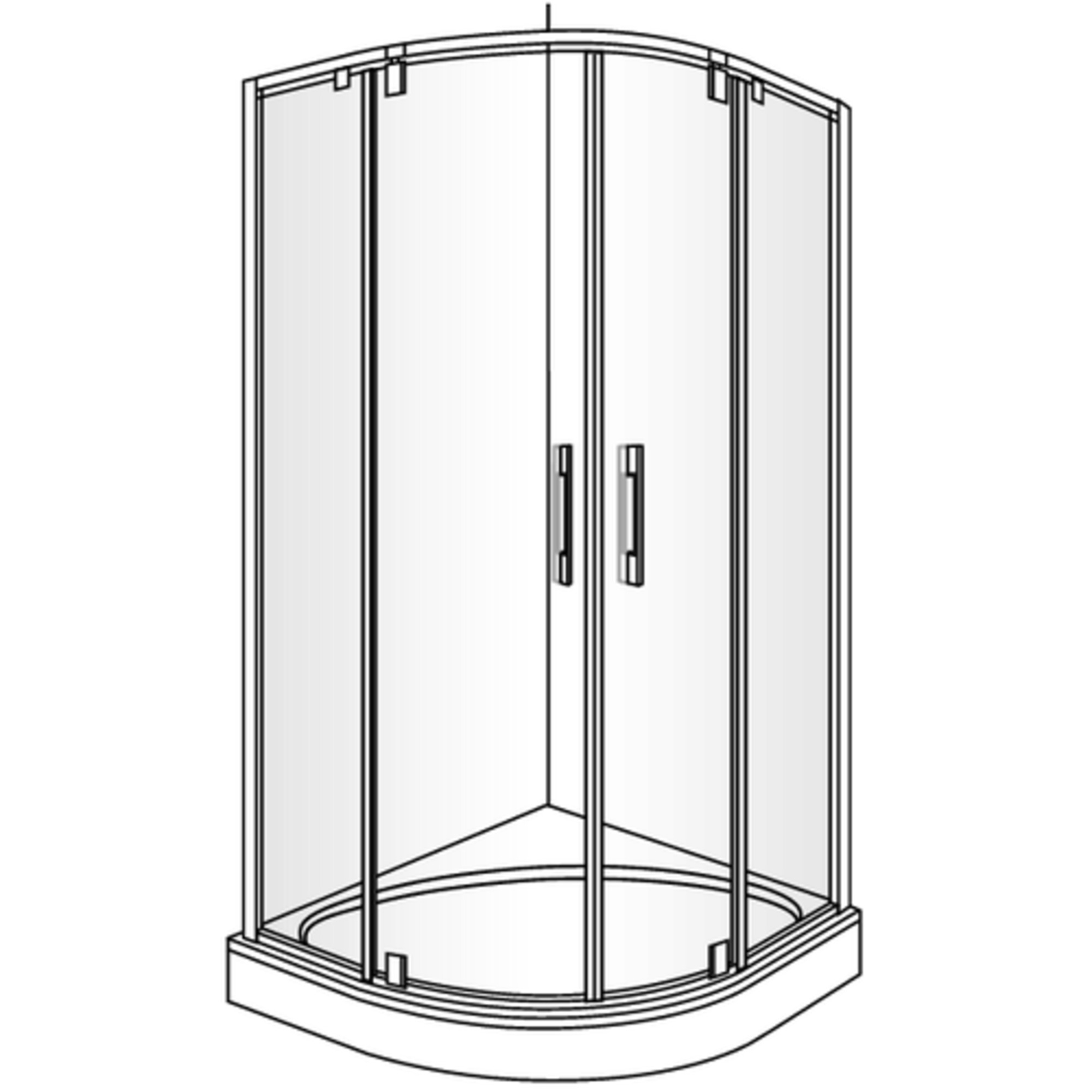 294.400000 Carat Collection душевая кабина Duscholux 45665 - Вид №2