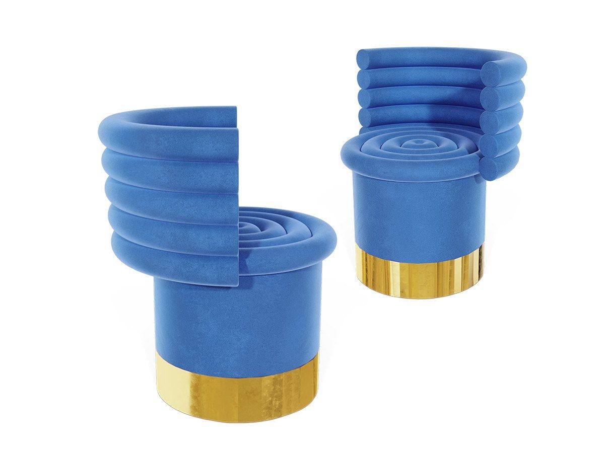 Мягкий стул для ресторана Essential Home Hollywood Glamour ARCH-00148714 - Вид №14