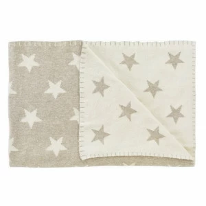 Плед детский хлопковый 95х120 см бежевый Big Star SCHARDT  00-3880135 Бежевый