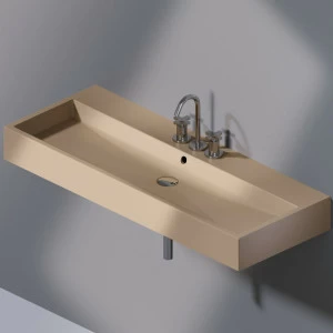 L279T1R3V4.131 Подвесная раковина настенная прямоугольная A. e T. Italia Tank бежевая