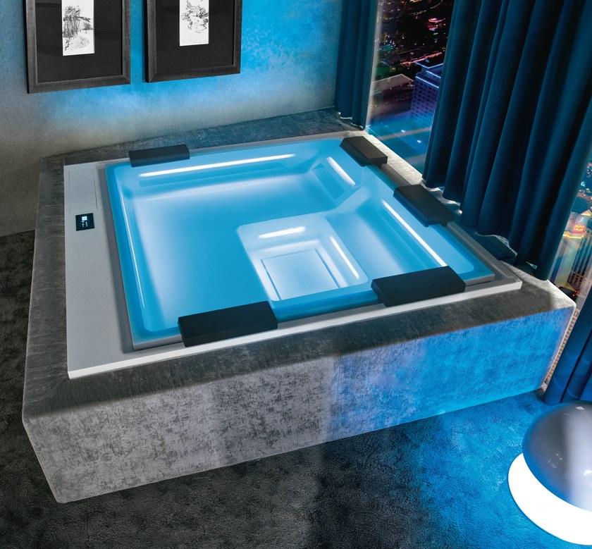 Gruppo Treesse Наземный мини-бассейн с гидромассажем Treesse ghost plus sun-id-1493719 - Вид №2