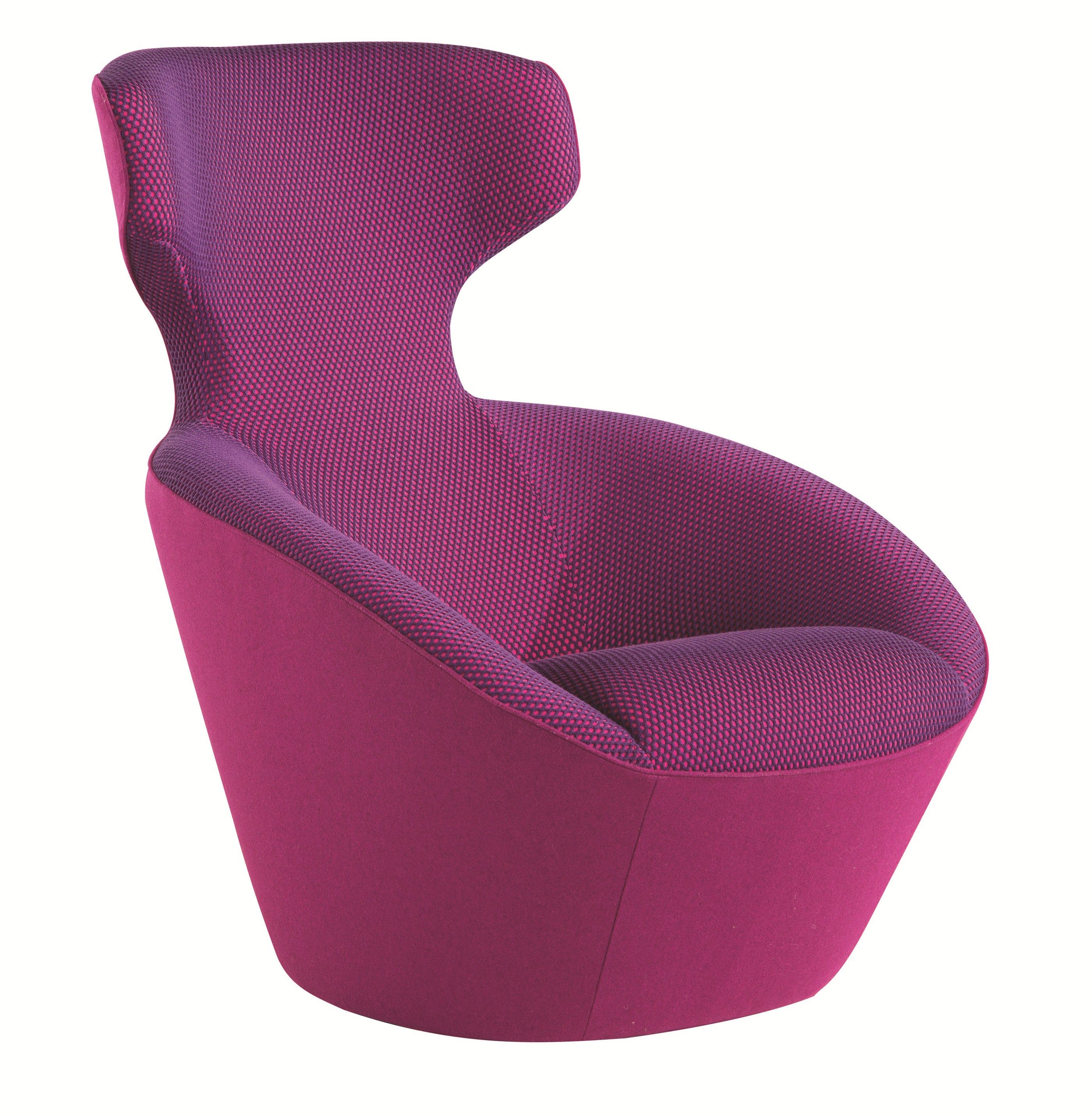 Тканевое вращающееся кресло с подголовником ROCHE BOBOIS Edito ARCH-00087497 - Вид №2