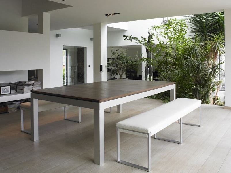 Кожаная скамья Fusiontables Saluc ARCH-00142686