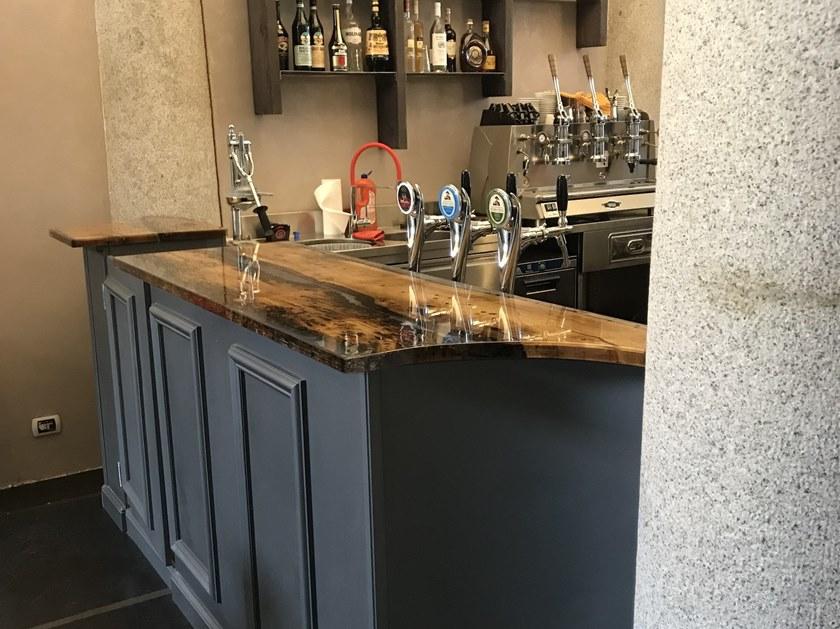 ANTICO TRENTINO Барная стойка из дерева Briccola Lebrìc design - legno e resina sun-id-1516292 - Вид №8