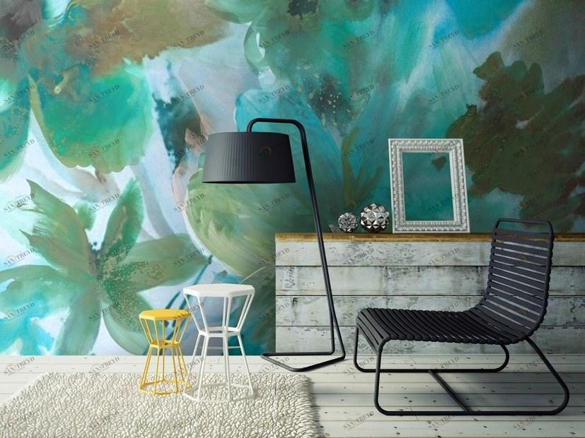 Tecnografica Водонепроницаемые прорезиненные обои с цветочными мотивами I decorativi 56089