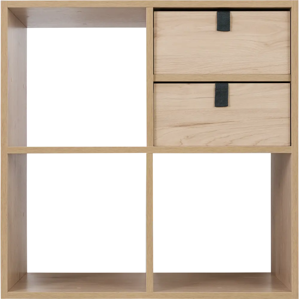 Стеллаж SPACEO KUB 2x2К, 70х70х31,7 см, цвет дуб STLM-2122011 - Вид №3