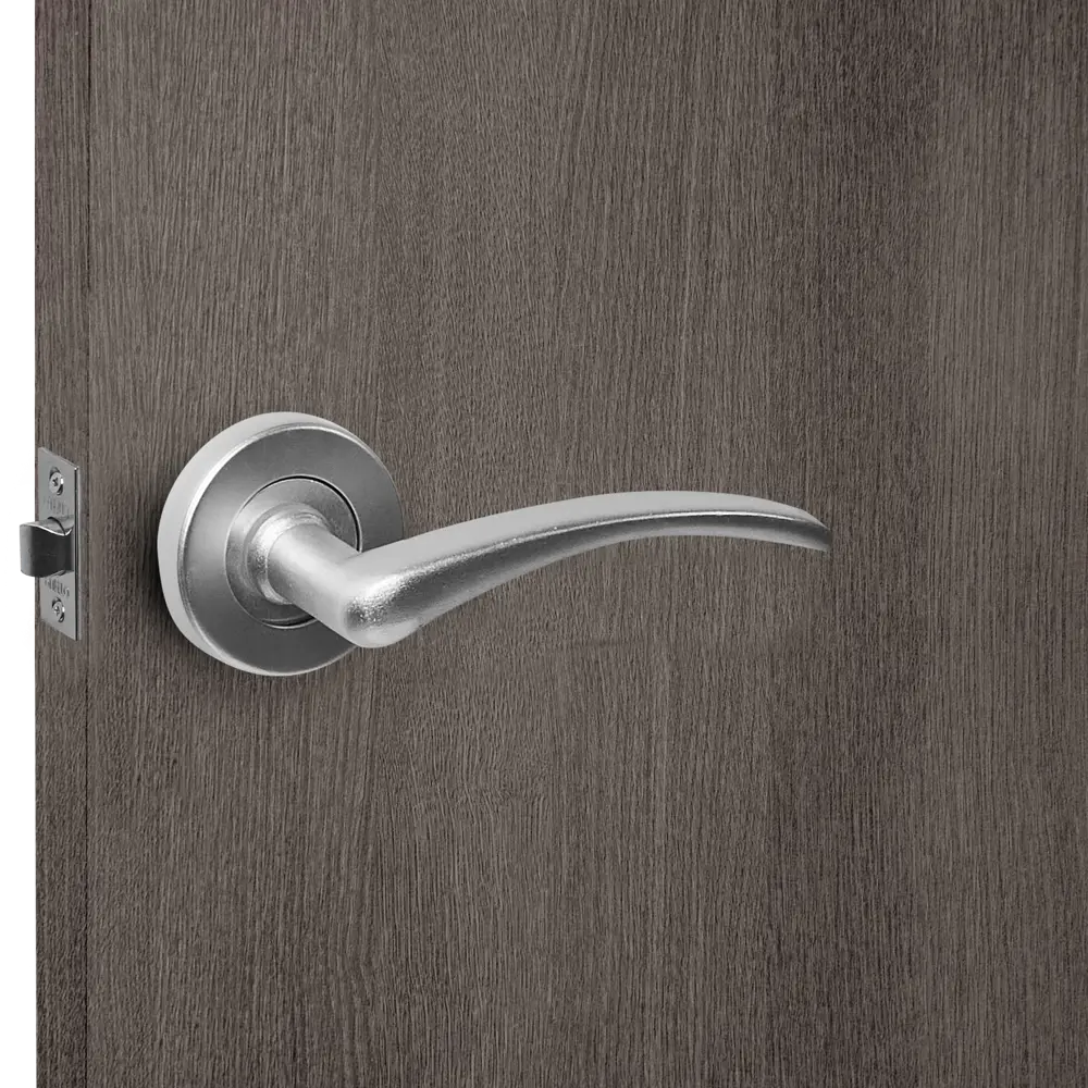 Дверные ручки Punto R.H50.015 без запирания цвет хром STLM-2057620 - Вид №5