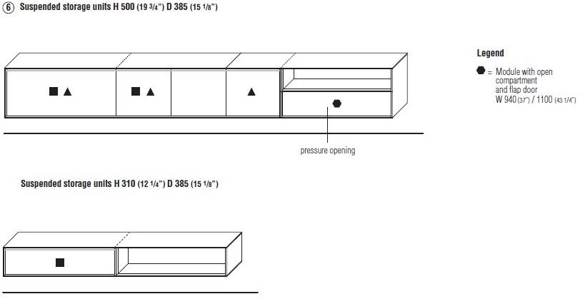 Molteni & C. Подвесной буфет из дерева Pass-word evolution sun-id-1506646 - Вид №6