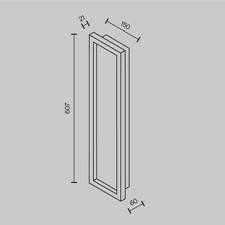 Металлический светодиодный настенный светильник Maytoni Origin ARCH-00087281 - Вид №6