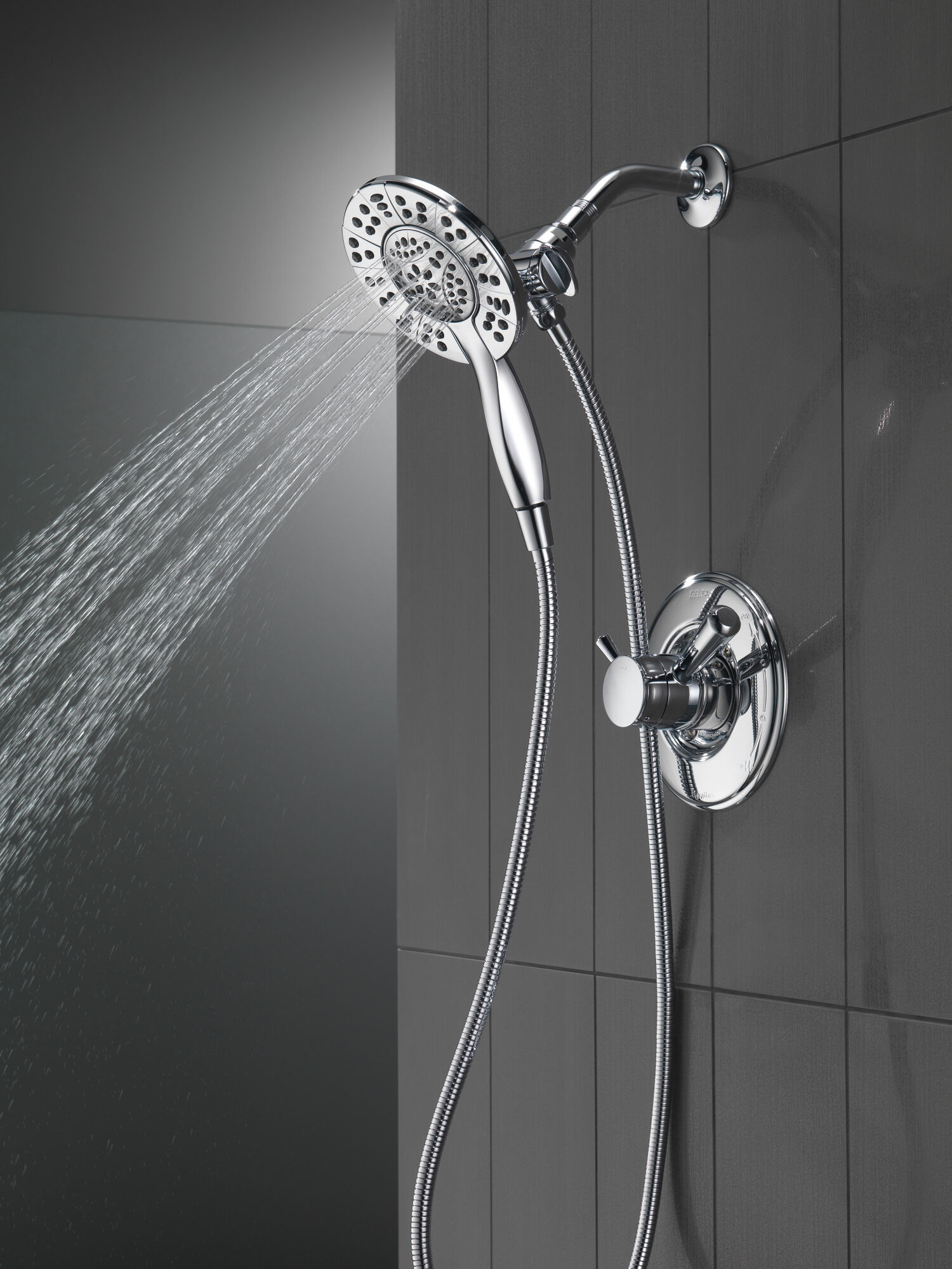 T17293-I Традиционная облицовка для душа Monitor® серии 17 с In2ition® Delta Faucet Linden Хром  - Вид №9