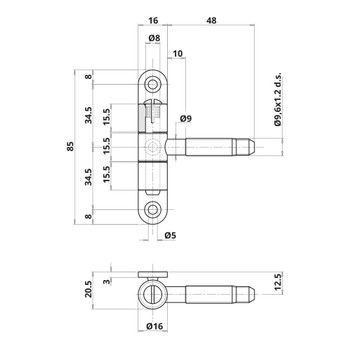 Otlav P08 16 петля LK01-92
