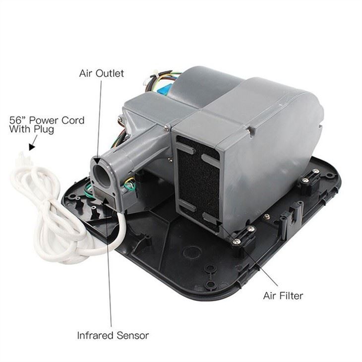 Коммерческие сушилки для рук AIKE AK2801_721  - Вид №3