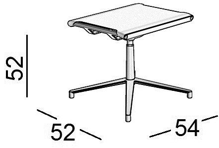 Luxy Подставка для ног из кожи Taylord sun-id-1505387 - Вид №2