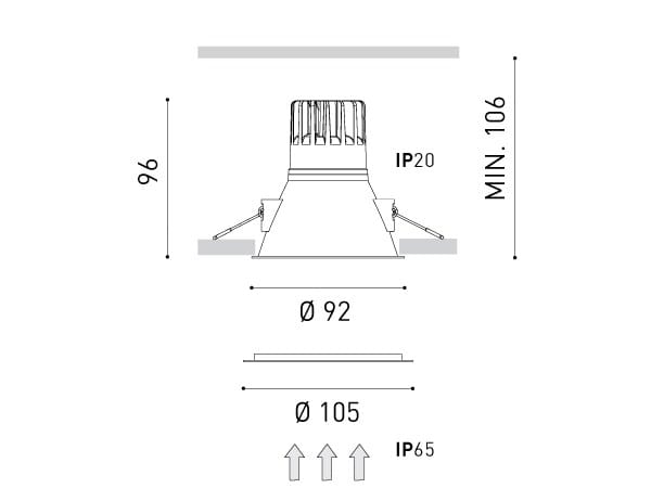 Утопленный светодиодный прожектор Arkoslight своп ARCH-00037973 - Вид №19