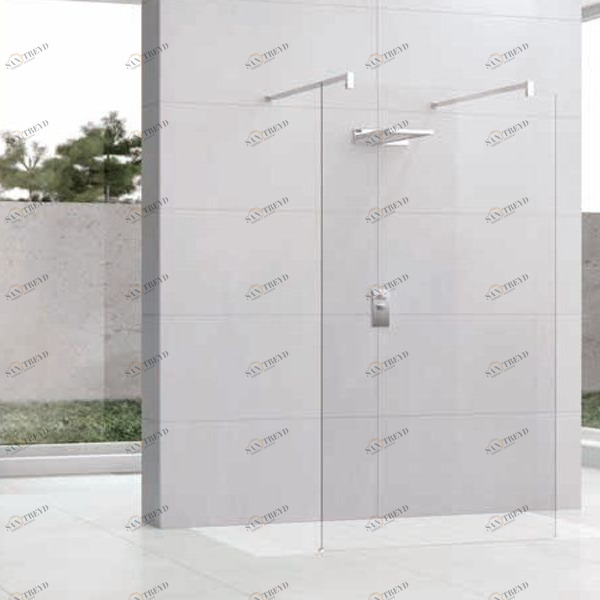 Novellini. Душевой уголок 155x90 см H3 с хромированным профилем KUADRA KUADFC1561K