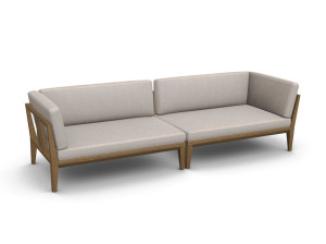 Садовый диван из тикового дерева