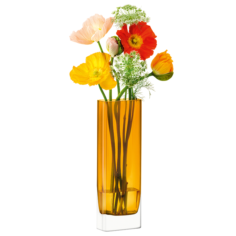 Ваза прямоугольная Modular 30 x 10 x 5 см охра LSA International G85730835 - Вид №2