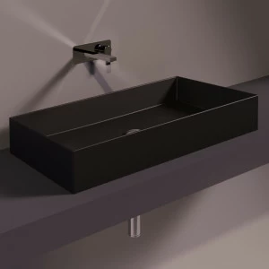 AG80NEROMATT Накладная раковина на столешницу  прямоугольная Simas Agile