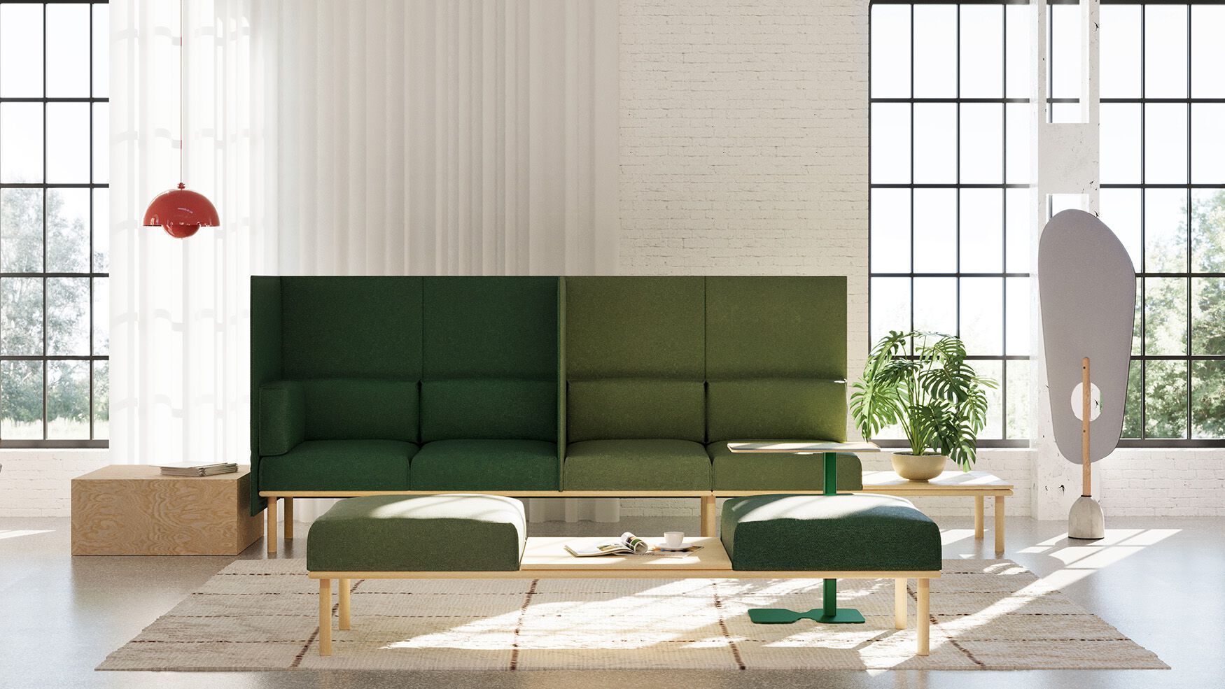 2-местный диван с высокой спинкой Askia Ripple ARCH-00149541 - Вид №2