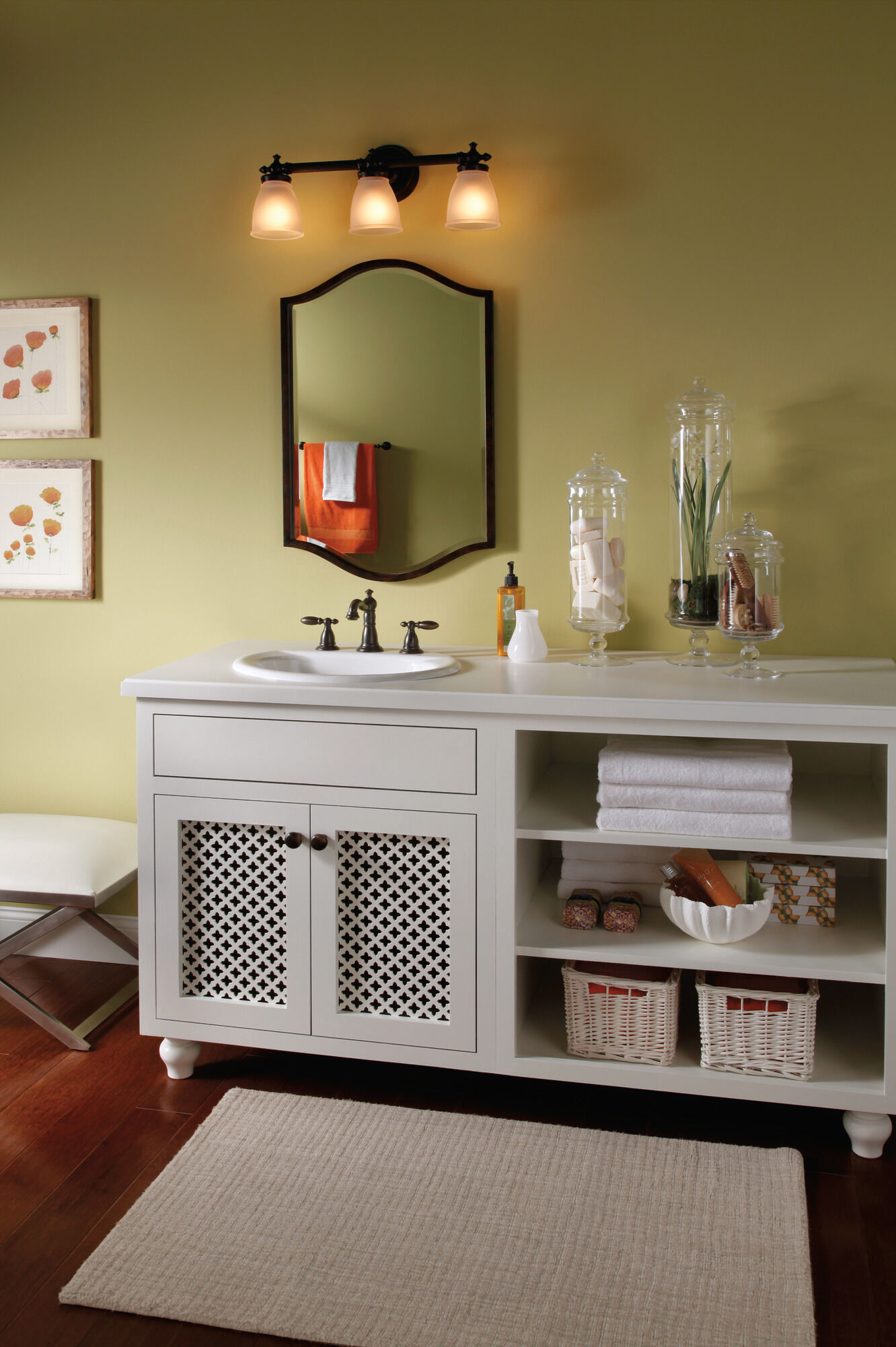 3555-RBMPU-DST Смеситель для ванной комнаты с двумя ручками Delta Faucet Victorian Венецианская бронза - Вид №1