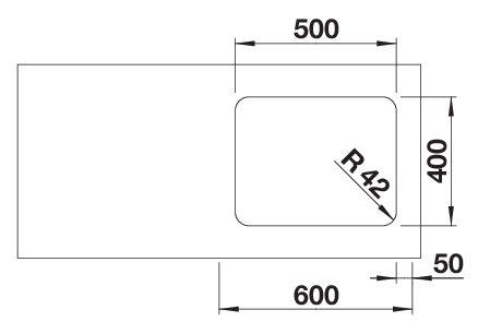 526122 Кухонная мойка Blanco Solis 500-U  Blanco Solis  - Вид №11