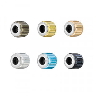 180801 Бусина стеклянная цветн. 9.5 мм 2 шт в тубе кристалл Сваровски