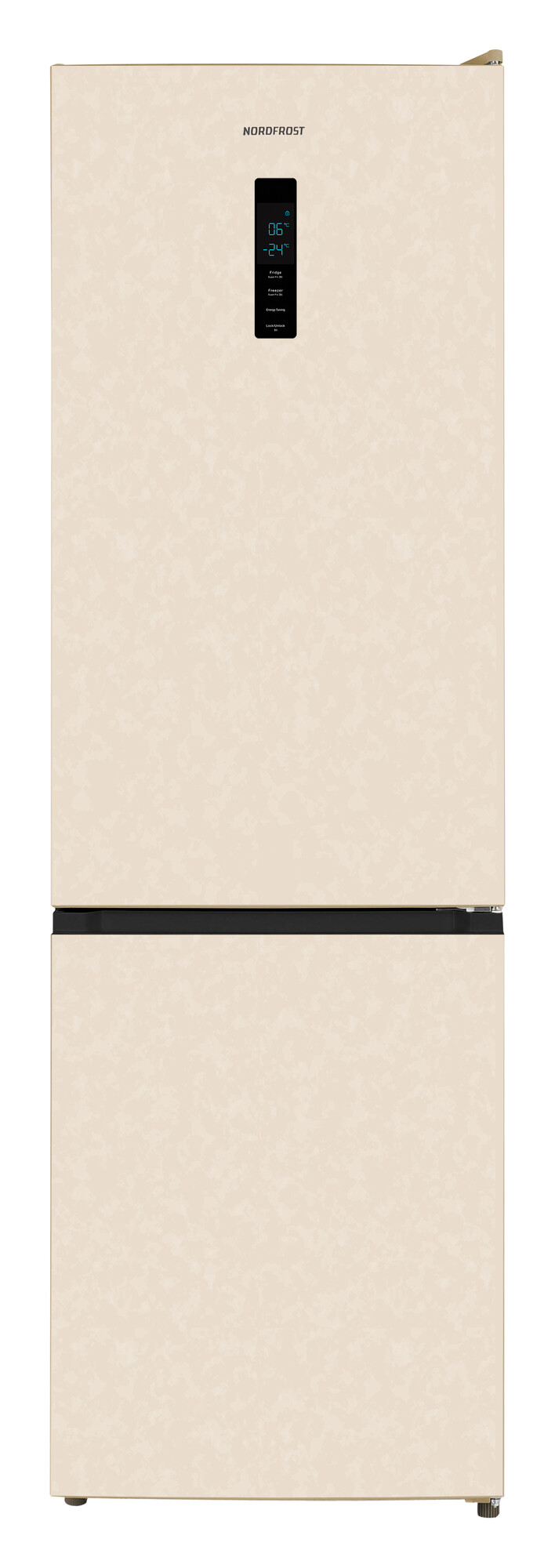 9069208 Холодильник с морозильником   Nordfrost RFC 390D NFYm бежевый STDN-0022249 - Вид №3