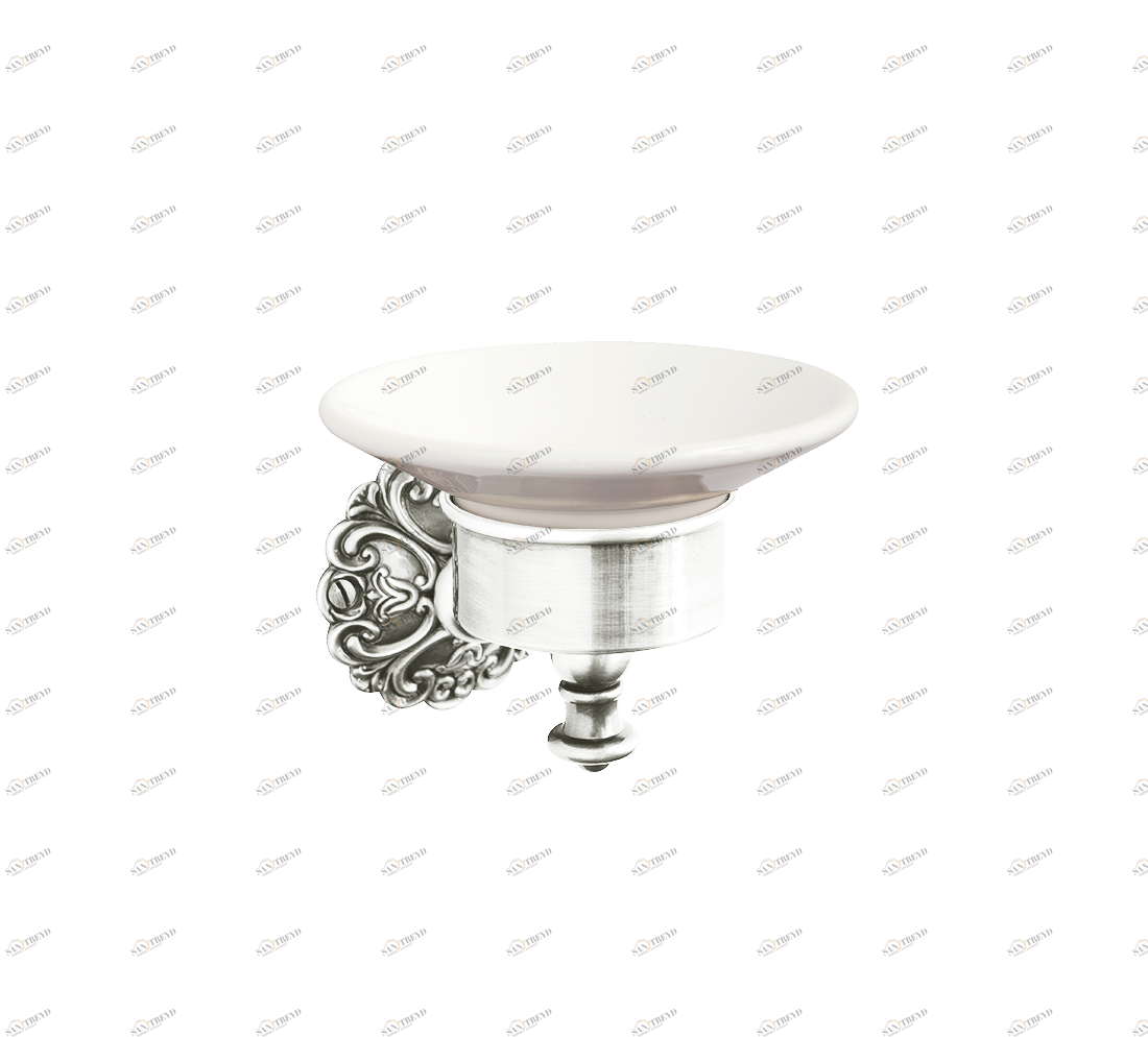 Gentry Home Настенный керамический подстаканник Ivy Никель GH102298 