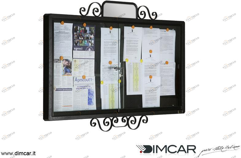 DIMCAR Настенная доска объявлений из оцинкованной стали Elite sun-id-1473797