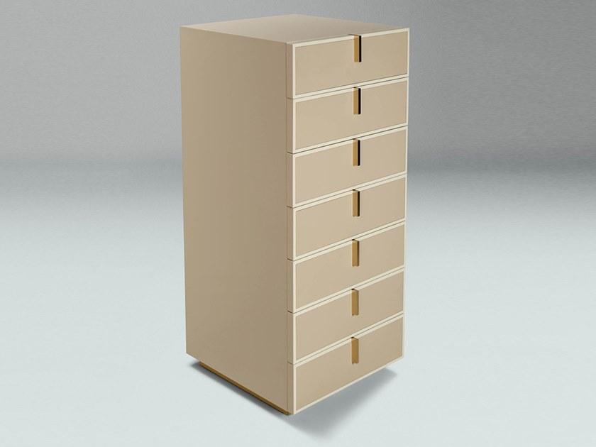 Paolo Castelli Лакированный комод из мдф и воловьей кожи Fine sun-id-1397979 - Вид №5