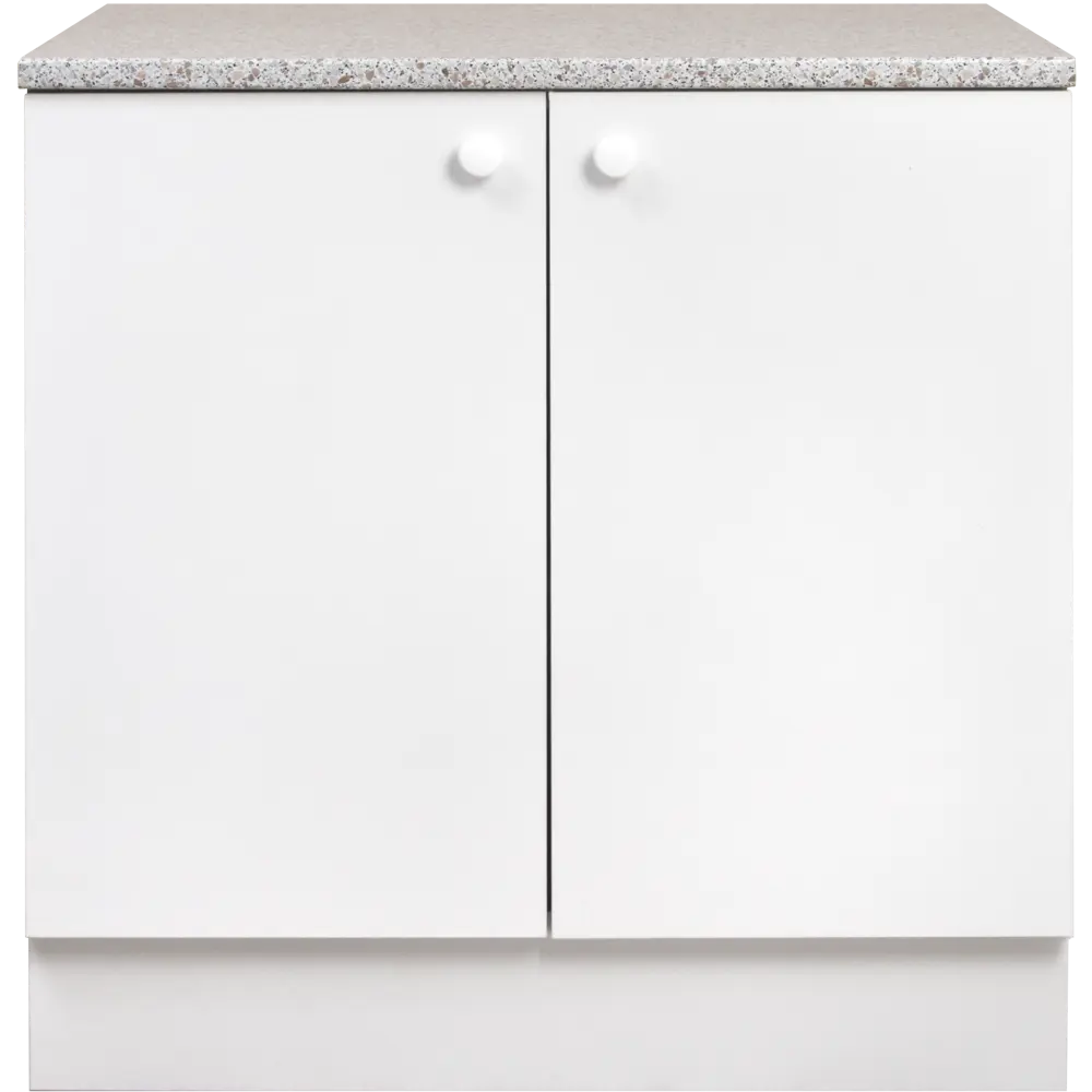 Шкаф напольный Бэлла 80x86x60 см ЛДСП цвет белый Santreyd STLM-2066067 - Вид №1