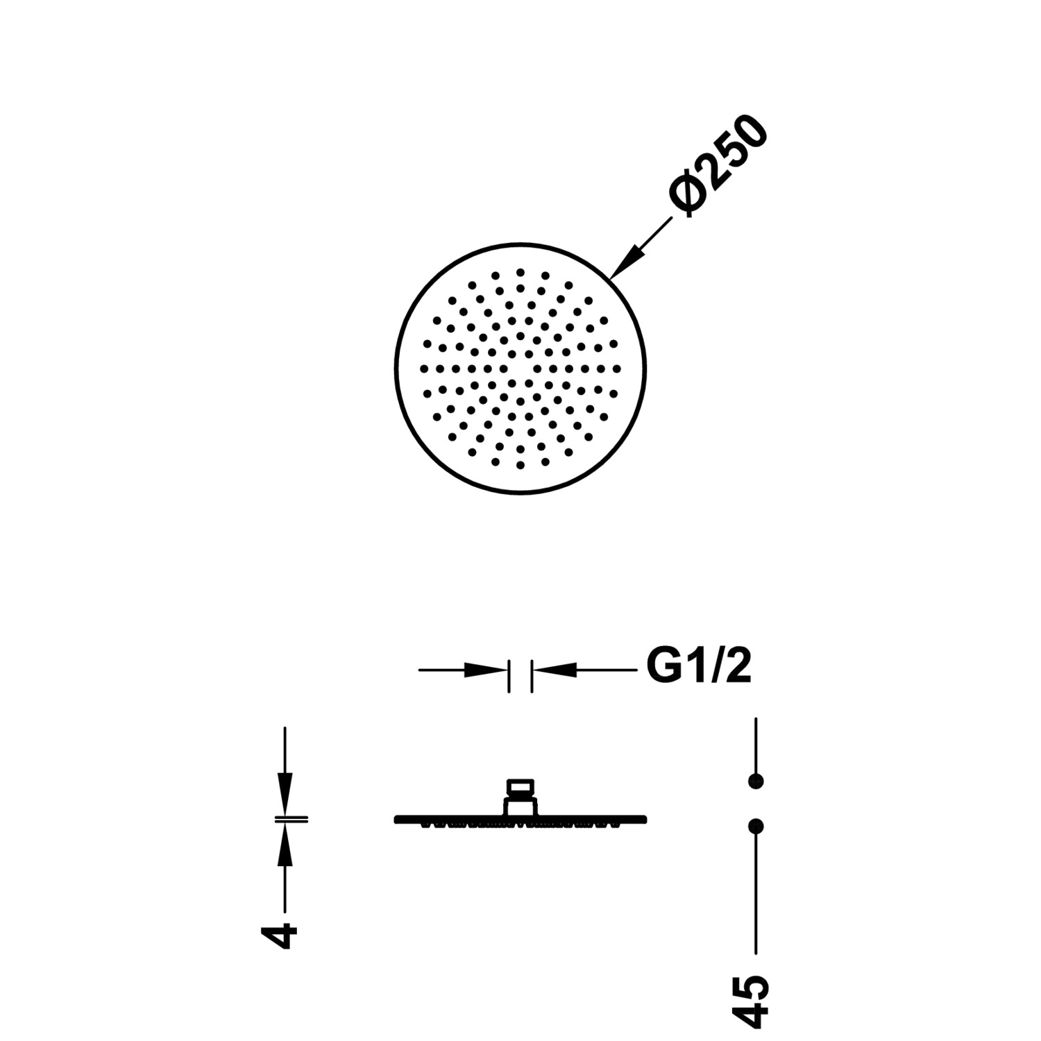 Насадка для душа-134315009 TRES Showers - Вид №1