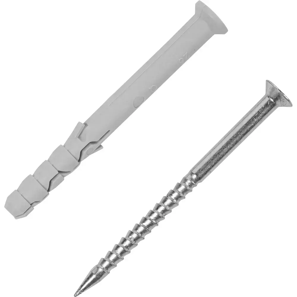 Дюбель-гвоздь нейлоновый Dilwis потайная манжета  6x60мм 34 шт STLM-2165493 - Вид №2