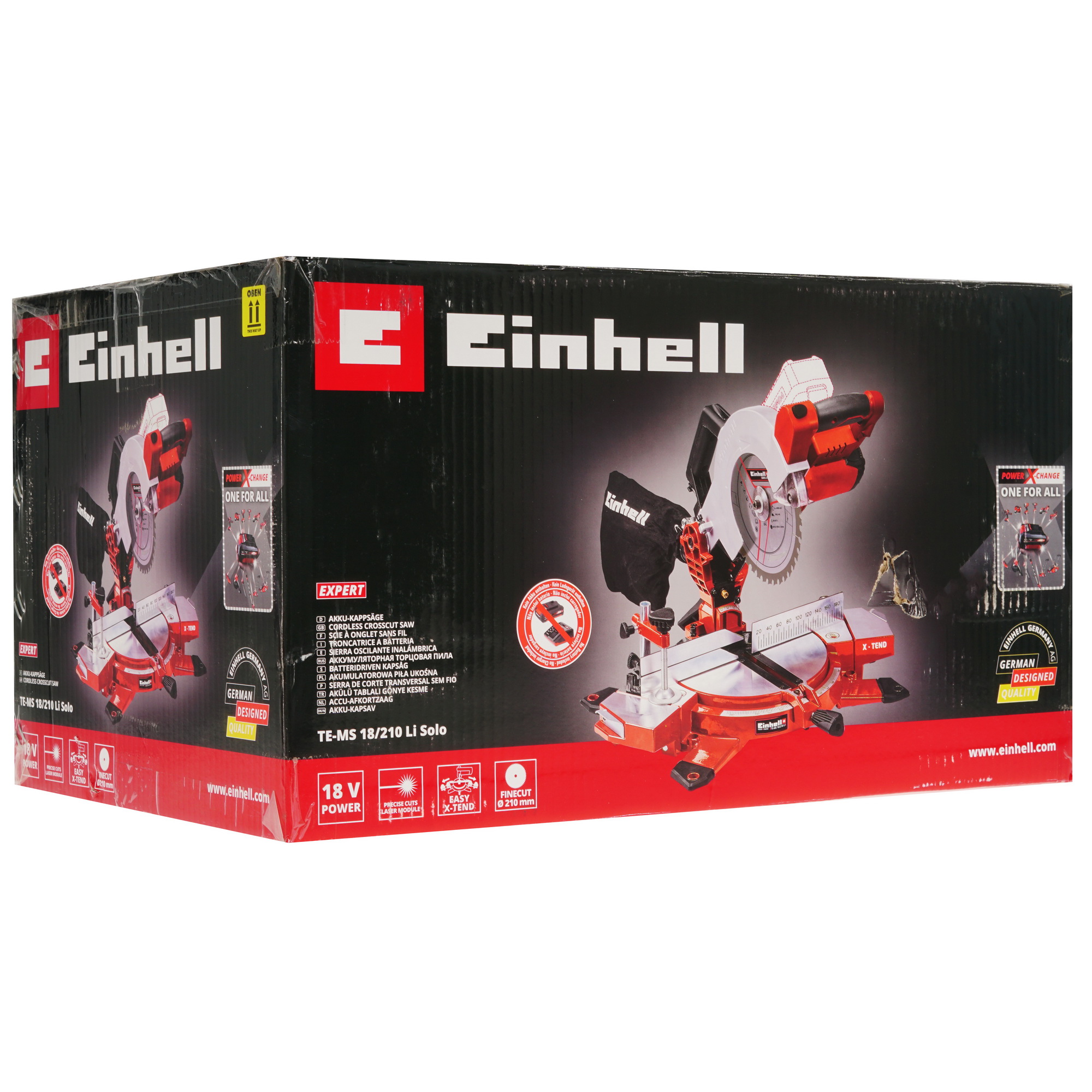 Торцовочная пила  Einhell TE-MS 18/210 Li-Solo Power X Change 18V  , Без ЗУ, Без АКБ 5308601 STDN-0122607 - Вид №7