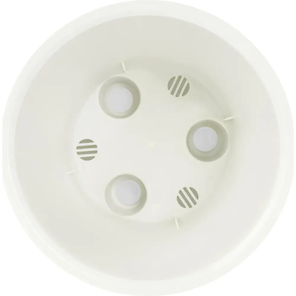 Горшок цветочный Engreen Sand D160 ø16 h14.6 см 2л пластик белый INGREEN STLM-2163176 - Вид №1