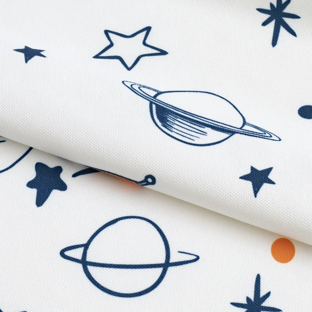 Штора на ленте Галактика 160x260 см цвет синий GARDEN STLM-2174676 - Вид №3