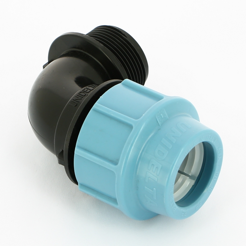 Угол обжим-Н для труб ПНД UNIDELTA 32х1"1/4 1008032005 - Вид №3