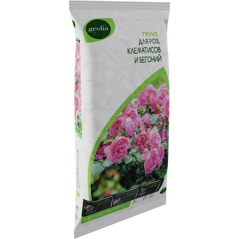 Грунт GEOLIA Premium для роз, клематисов и бегоний 5 л 87225290 STLM-1347583 - Вид №3