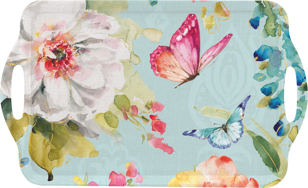 10637511 Pimpernel Поднос прямоугольный с ручками Pimpernel "Красочный бриз" 48х29,5см Пластик 