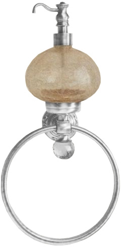 ML.CRS-60.226.CR Кольцо с дозатором мыла Migliore Cristalia Swarovski 